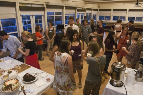 Writing Hall/House Welcome Reception Fall 2012